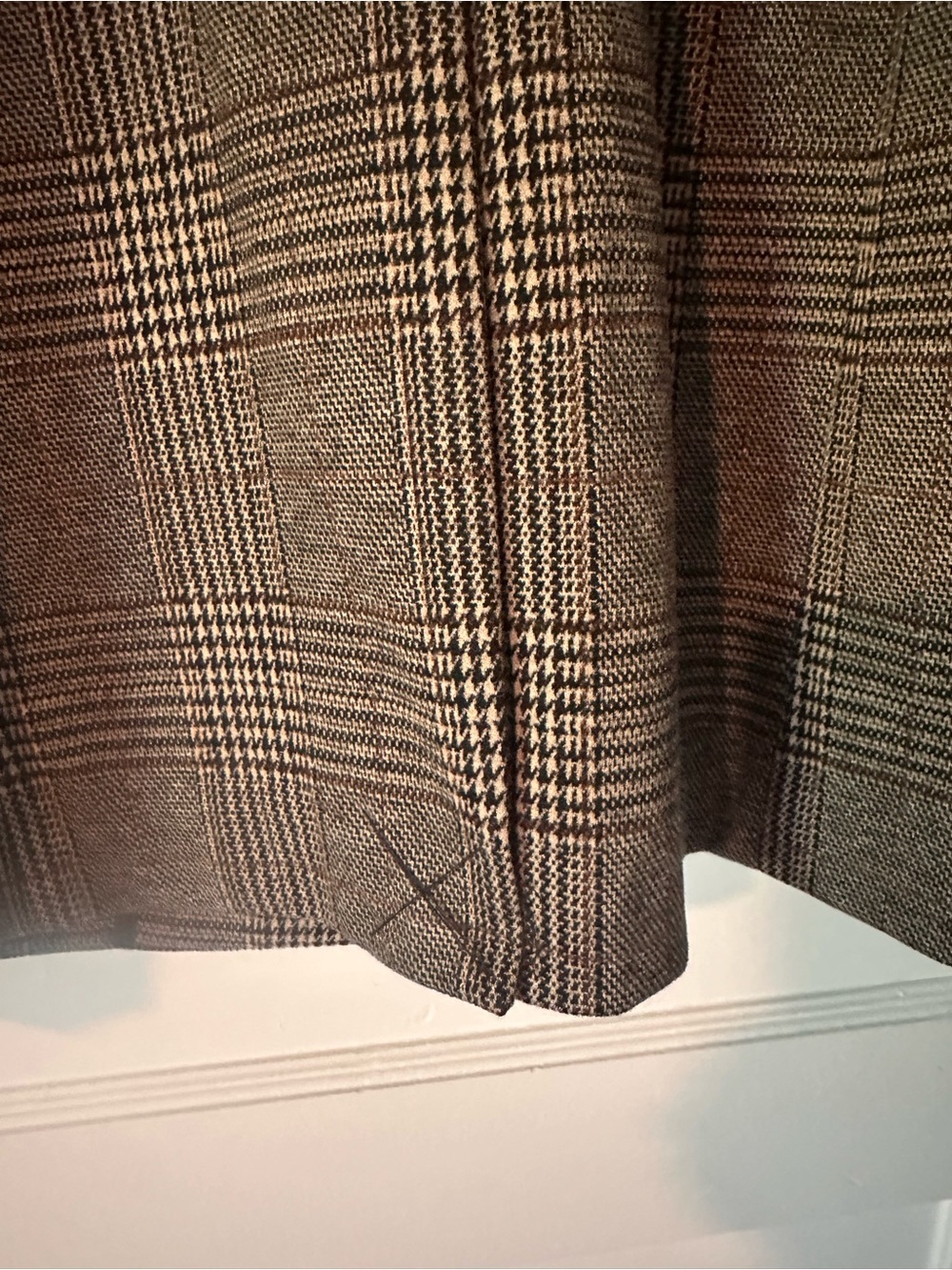 Avec Les Filles Anthropologie Plaid Longline Blazer XS Academia - Picture 4 of 10